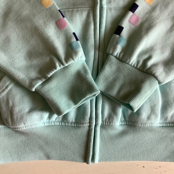 Pusheen the Cat Mint Green full zip hoodie sweatshirt XS - Picture 4 of 8